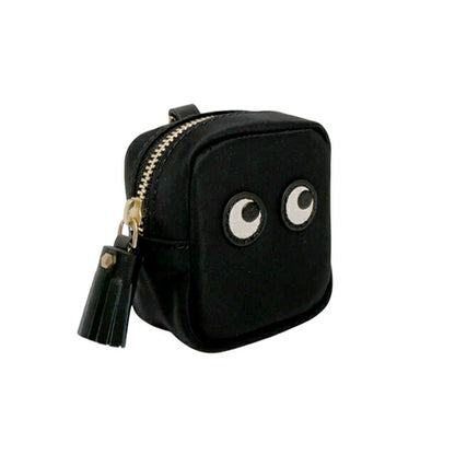 アニヤハインドマーチ ANYA HINDMARCH Eyes アイズ イヤホンポーチ イヤホンケース 193610 ユニセックス Black WQ00058211