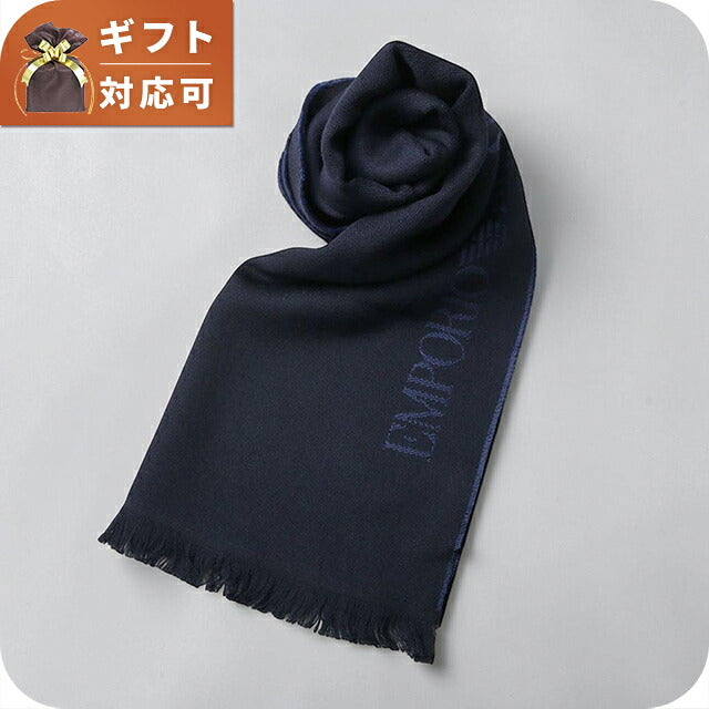 エンポリオ アルマーニ EMPORIO ARMANI マフラー 625007-cc307-18935 メンズ NAVY BLU CINA マフラー WQ00058243