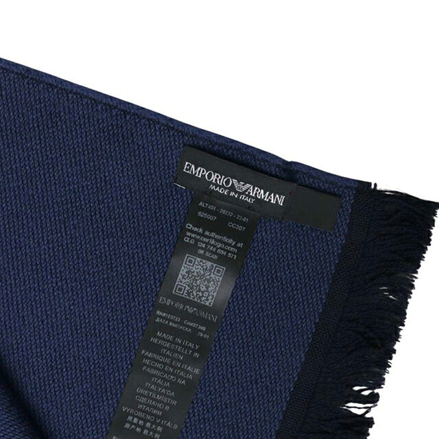 エンポリオ アルマーニ EMPORIO ARMANI マフラー 625007-cc307-18935 メンズ NAVY BLU CINA マフラー WQ00058243