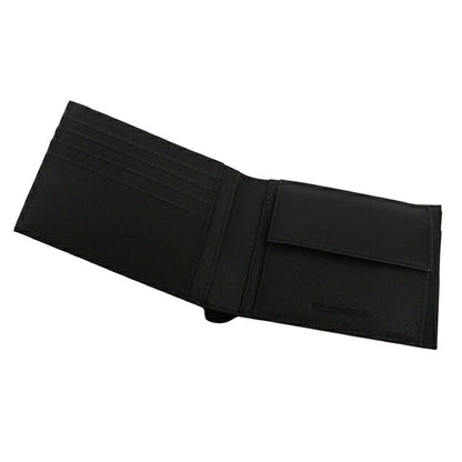 エンポリオ アルマーニ EMPORIO ARMANI 二つ折り財布 二折財布 y4r165-y138e-81072 メンズ BLACK WQ00058246