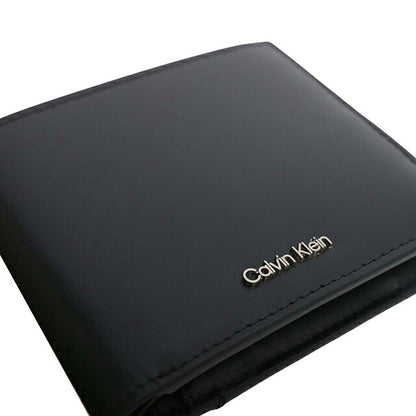 カルバンクライン CALVIN KLEIN RAISED EW BILLFOLD WITH COIN 二つ折り財布 二折財布 lv04d1163g-ub1 メンズ BLACK WQ00058281