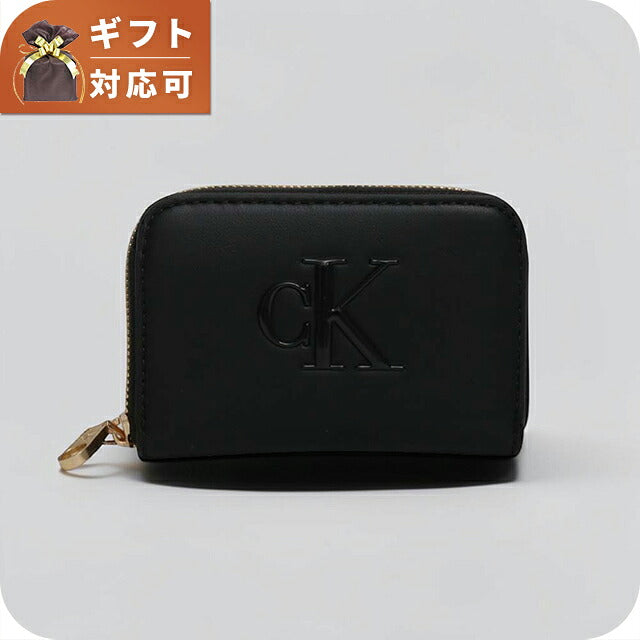 Calvin Klein CALVIN KLEIN BOLD CK MEDIUM ZIP AROUND WALLET Bifold Wallet Bifold Wallet lv04f1154g-ub1 Men&