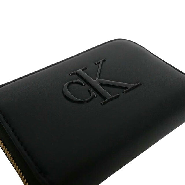 Calvin Klein CALVIN KLEIN BOLD CK MEDIUM ZIP AROUND WALLET Bifold Wallet Bifold Wallet lv04f1154g-ub1 Men&