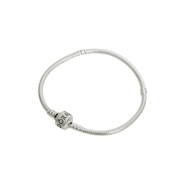 パンドラ PANDORA Moments Barrel Clasp Snake Chain Bracelet アクセサリーブレスレット 594593c00-18 レディースシルバー WQ00058312