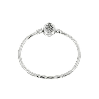 パンドラ PANDORA Moments Sparkling Crown O Snake Chain Braceletアクセサリーブレスレット 599046c01-17 レディースシルバー WQ00058316
