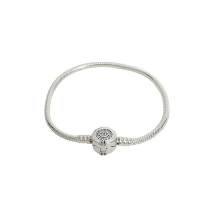 パンドラ PANDORA Moments Sparkling Crown O Snake Chain Braceletアクセサリーブレスレット 599046c01-17 レディースシルバー WQ00058316