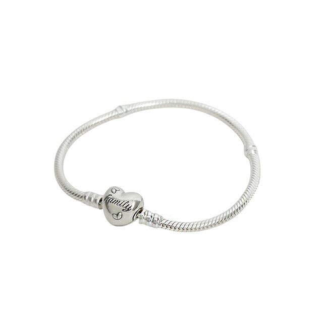 パンドラ PANDORA Family Tree Heart Clasp Snake Chain Braceletアクセサリーブレスレット 598827c01-18 レディースシルバー WQ00058323