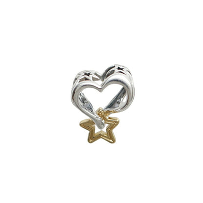 パンドラ PANDORA Lucky Star &amp; Heart Charm ブレスレットチャーム レディース 763513c00 シルバー WQ00058330