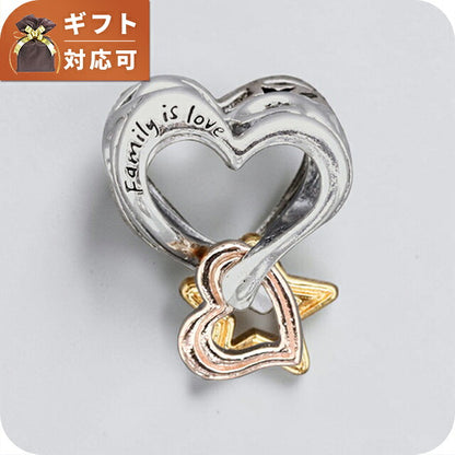 パンドラ PANDORA Two-tone Openwork Infinity Heart Charmブレスレットチャームレディース 782642c00 シルバー ローズゴールド WQ00058331