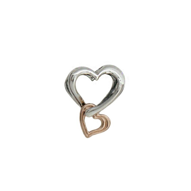 パンドラ PANDORA Two-tone Openwork Infinity Heart Charmブレスレットチャームレディース 782642c00 シルバー ローズゴールド WQ00058331