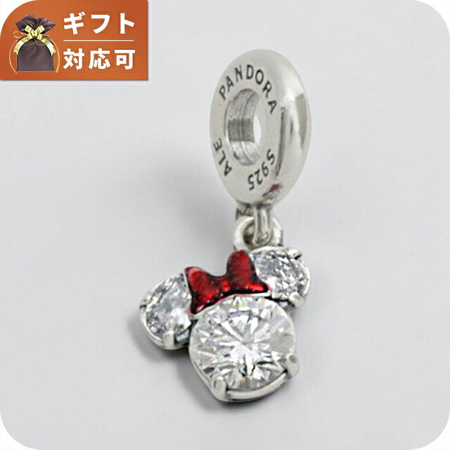 パンドラ PANDORA Disney Minnie Mouse Silhouette Dangle Charm ブレスレットチャーム 793533c01 レディース シルバー レッド WQ00058335