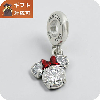 パンドラ PANDORA Disney Minnie Mouse Silhouette Dangle Charm ブレスレットチャーム 793533c01 レディース シルバー レッド WQ00058335