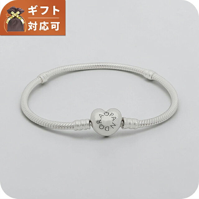パンドラ PANDORA Moments Heart &amp; Snake Chain Bracelet アクセサリーブレスレット 594594c00-16(590719-16) レディースシルバー WQ00058336