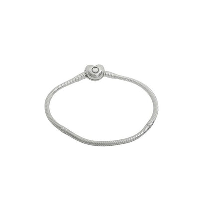 パンドラ PANDORA Moments Heart &amp; Snake Chain Bracelet アクセサリーブレスレット 594594c00-16(590719-16) レディースシルバー WQ00058336