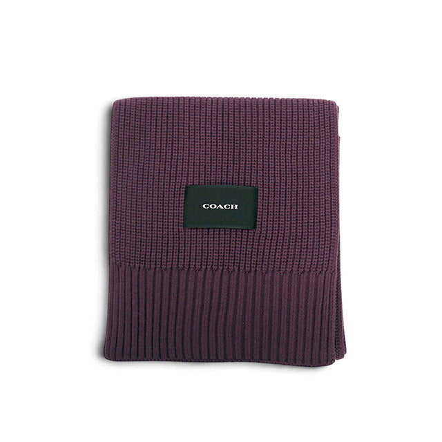 コーチ COACH WOVEN PATCH KNIT SCARF マフラー co100427-604 レディース OXBLOOD マフラー WQ00058390