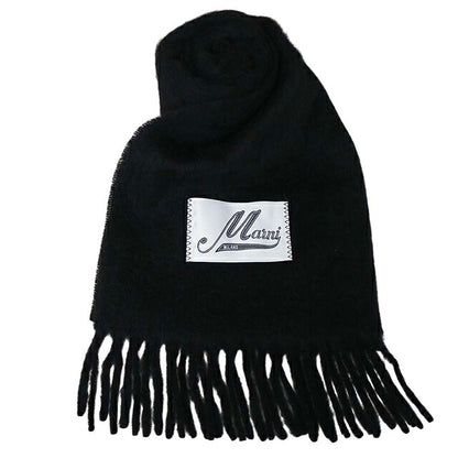 マルニ MARNI マフラー scmc0059y0-utw918-00n99 レディース BLACK マフラー WQ00058394