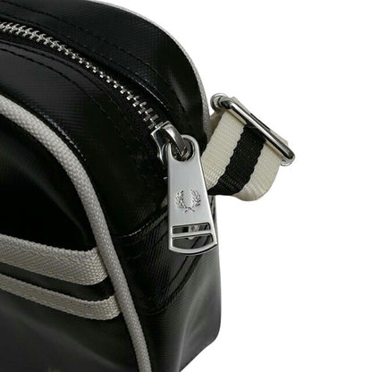 Fred Perry FRED PERRY Classic Mini Shoulder Bag Shoulder Bag l2168-d57 Unisex Black Ecru WQ00058424
