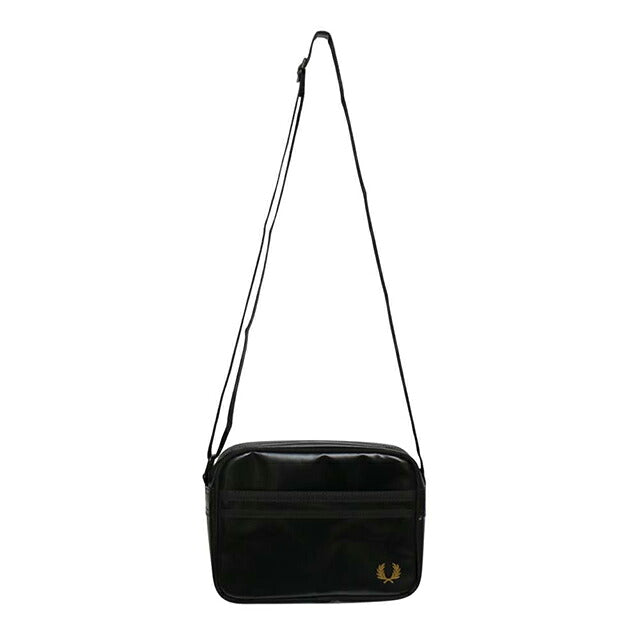 Fred Perry FRED PERRY Tonal Classic Mini Shoulder Bag Shoulder Bag l2169-774 Unisex Black Gold WQ00058425