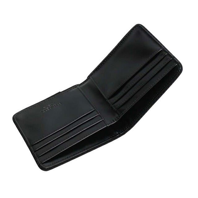 Fred Perry FRED PERRY Tonal Coated Polyester Billfold Wallet Bifold Wallet Bifold Wallet l2810-774 Unisex Black Gold WQ00058427