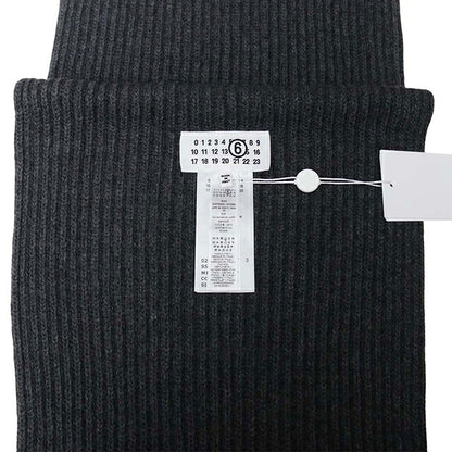 エムエムシックス MM6 Maison Margiela マフラー s52te0061-m13285-855m ユニセックス Dark grey melange マフラー WQ00058430
