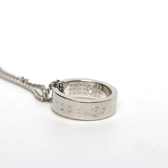 MM6 MM6 Maison Margiela Numeric Necklace sm6uu0048-p7296-951 Unisex Silver WQ00058432