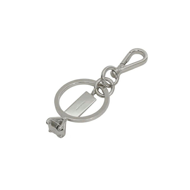 MM6 Maison Margiela Polished Palladium Clip Keyring sm6ua0022-p9210-951 Unisex Silver Keyring WQ00058435