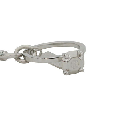 MM6 Maison Margiela Polished Palladium Clip Keyring sm6ua0022-p9210-951 Unisex Silver Keyring WQ00058435