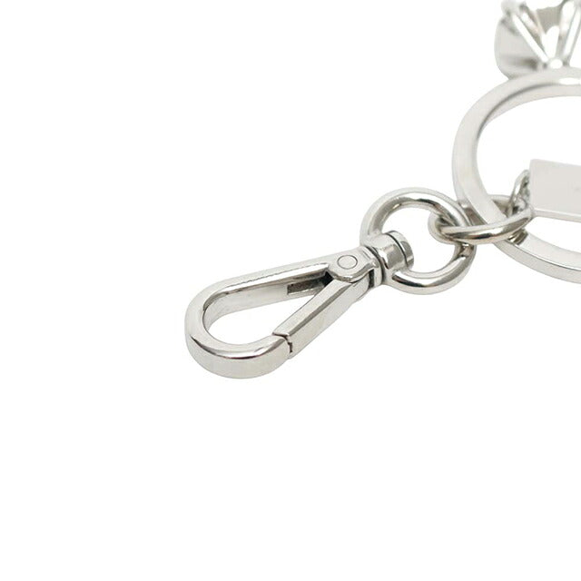 MM6 Maison Margiela Polished Palladium Clip Keyring sm6ua0022-p9210-951 Unisex Silver Keyring WQ00058435