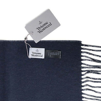 ヴィヴィアン ウエストウッド マフラー メンズ レディース ブランド Vivienne Westwood ロゴ W01MK-P407 MINERAL GRAY ビビアン WQ00058483