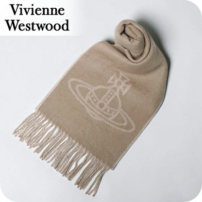 ヴィヴィアン ウエストウッド マフラー メンズ レディース ブランド Vivienne Westwood ロゴ W01MK-C405 CAMEL ビビアン WQ00058489