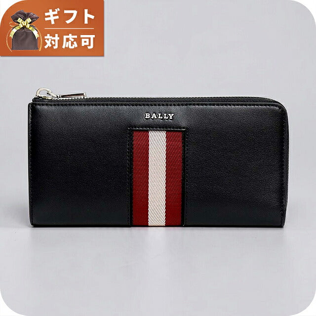 バリー BALLY 長財布 6309717 メンズ BLACK+PALLADIO WQ00058491