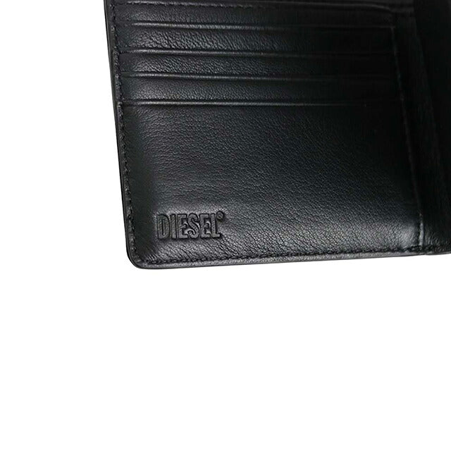 ディーゼル DIESEL MULTI-PKTS BI FOLD C 二つ折り財布 二折財布 x10614-p8810-t8013 ユニセックス ブラック WQ00058513
