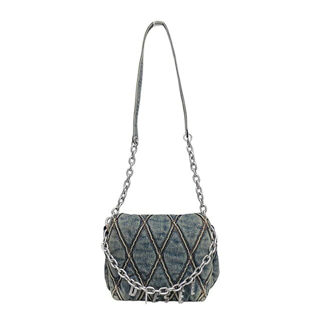 ディーゼル DIESEL CHARM-D SHOULDER S ショルダーバッグ x09597-p5570-ha001 レディース ダークブルー WQ00058517