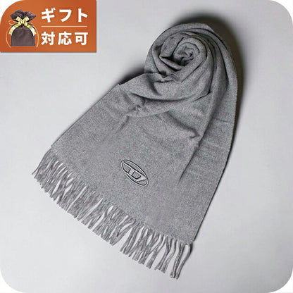 ディーゼル DIESEL S-IMON-D-LONG マフラー a21679-0akbl-9cb ユニセックス グレー マフラー WQ00058522