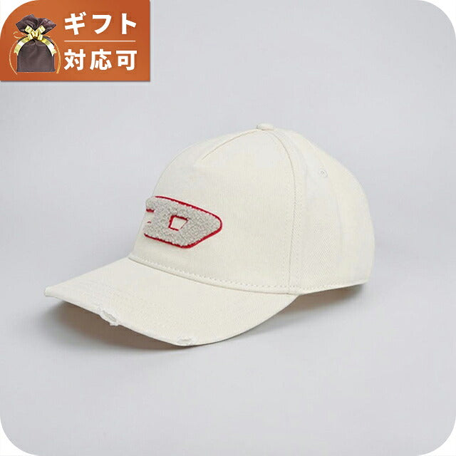 ディーゼル DIESEL C-SPON-D ベースボールキャップ a21734-0pfaa-1ab-02 ユニセックス ホワイト 帽子 WQ00058524