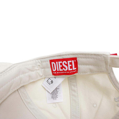 ディーゼル DIESEL C-SPON-D ベースボールキャップ a21734-0pfaa-1ab-02 ユニセックス ホワイト 帽子 WQ00058524