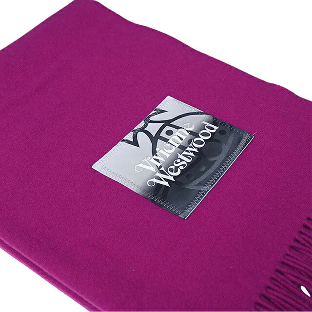 Vivienne Westwood VIVIENNE WESTWOOD NURIA STOLE Muffler 8103013J-W010X-G410-FUCHSIA Unisex Fuchsia Muffler WQ00058533