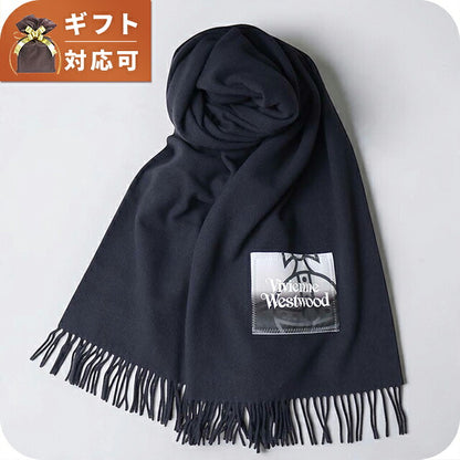 ヴィヴィアンウエストウッド VIVIENNE WESTWOOD NURIA STOLE マフラー 8103013J-W010X-K410-NAVYBLUE ユニセックスネイビーブルー マフラー WQ00058534