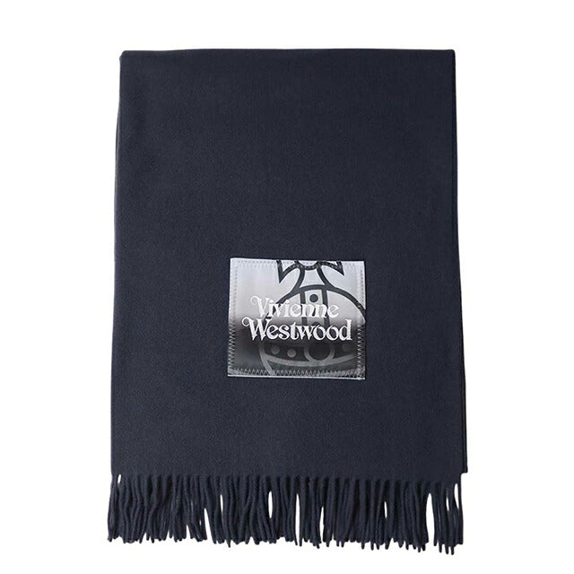 ヴィヴィアンウエストウッド VIVIENNE WESTWOOD NURIA STOLE マフラー 8103013J-W010X-K410-NAVYBLUE ユニセックスネイビーブルー マフラー WQ00058534