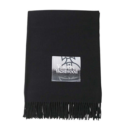 Vivienne Westwood VIVIENNE WESTWOOD NURIA STOLE Muffler 8103013J-W010X-N401-BLACK Unisex Black Muffler WQ00058535