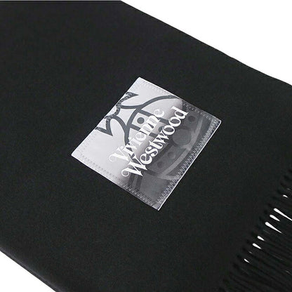 Vivienne Westwood VIVIENNE WESTWOOD NURIA STOLE Muffler 8103013J-W010X-N401-BLACK Unisex Black Muffler WQ00058535
