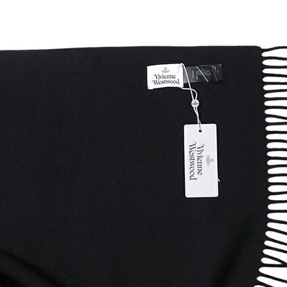 Vivienne Westwood VIVIENNE WESTWOOD NURIA STOLE Muffler 8103013J-W010X-N401-BLACK Unisex Black Muffler WQ00058535