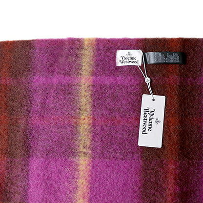 Vivienne Westwood VIVIENNE WESTWOOD CHUNKY SCARF Muffler 8103014F-W00ZJ-J401-FPP Unisex Purple Muffler WQ00058540