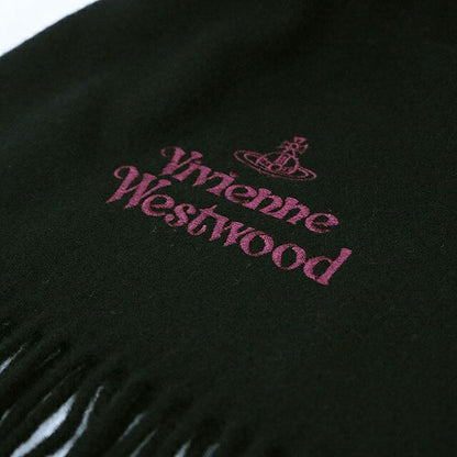ヴィヴィアンウエストウッド VIVIENNE WESTWOOD マフラー 26-W00Q7-N401-BLACK レディースメンズブラック マフラー WQ00058563