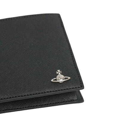 ヴィヴィアンウエストウッド VIVIENNE WESTWOOD WALLET WITH COIN POCKET 二つ折り財布 二折財布 5115003nm-s0021-n401 ユニセックス N401 BLACK WQ00058700