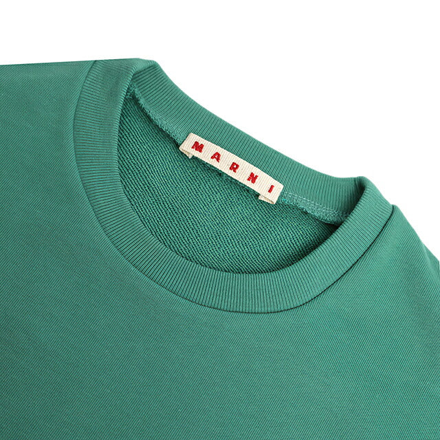 マルニ MARNI トレーナー スウェット マルニキッズ ms340u-m01612-m00v0-0m545-12y キッズ レディース 0M545 グリーン スウェット WQ00058718