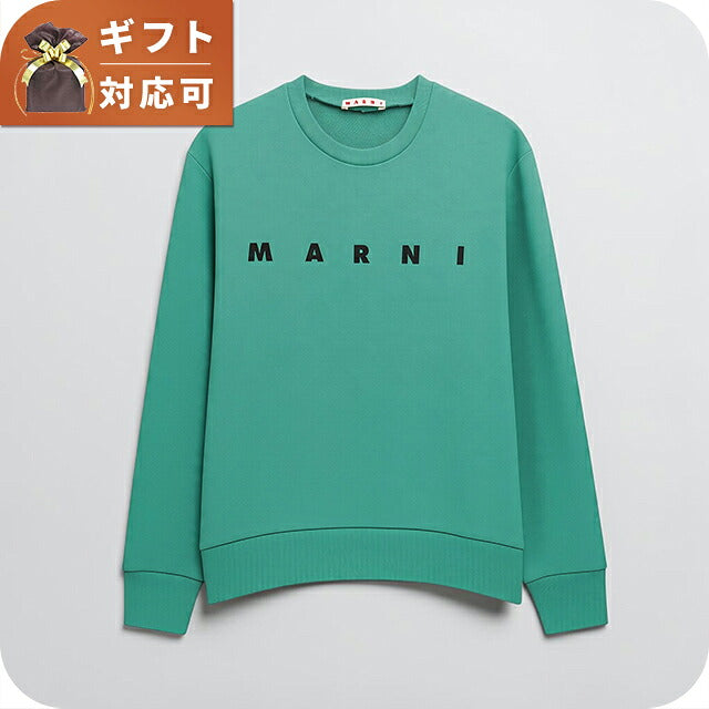 マルニ MARNI トレーナー スウェット マルニキッズ ms340u-m01612-m00v0-0m545-14y キッズ レディース 0M545 グリーン スウェット WQ00058719