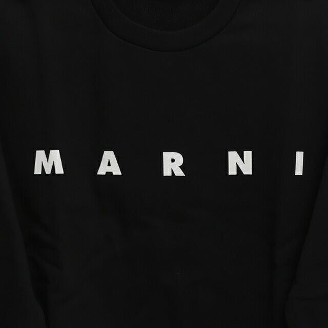 マルニ MARNI トレーナー スウェット マルニキッズ ms340u-m01612-m00v0-0m900-14y キッズ レディース 0M900 ブラック スウェット WQ00058723