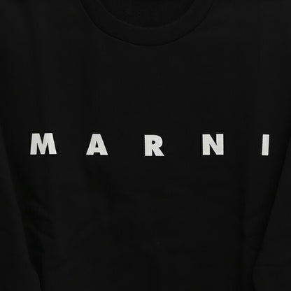 マルニ MARNI トレーナー スウェット マルニキッズ ms340u-m01612-m00v0-0m900-14y キッズ レディース 0M900 ブラック スウェット WQ00058723