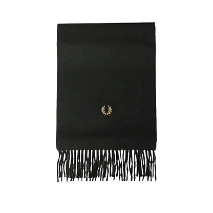 フレッドペリー FRED PERRY Plain Woven Scarf マフラー c3320-102 ユニセックス 102：BLACK WQ00058783